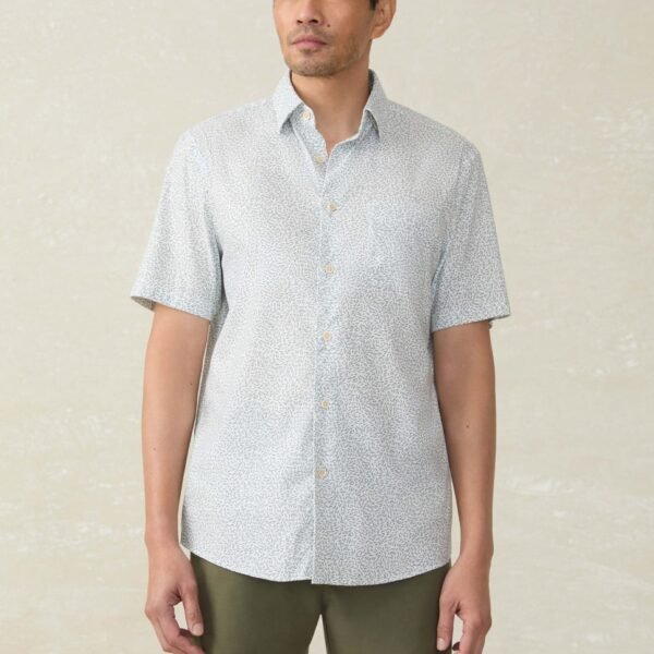 Short-Sleeve Movement™ Monterey Shirt - Sage Grove Foliage