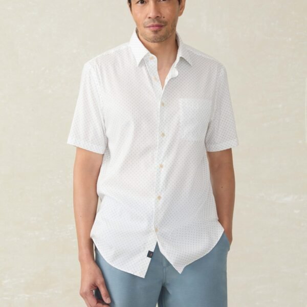 Short-Sleeve Movement™ Monterey Shirt - Mist Sunburst