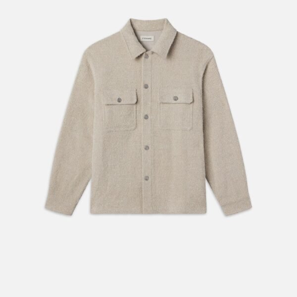 Tweed Overshirt Jacket -- Dove Tweed